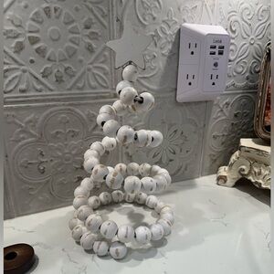 Wood Bead Christmas Tree